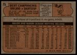 1972 Topps #75 Bert Campaneris<br />B72T 12 0862<br /><a class='button AddToCart' data-ajax='true' data-ajax-mode='replace' data-ajax-update='#cart-info' href='/AddToCart?itemId=7046780&quantity=1&type=0'>Add To Cart</a>