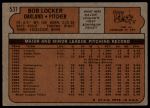 1972 Topps #537 Bob Locker<br />B72T 12 0868<br /><a class='button AddToCart' data-ajax='true' data-ajax-mode='replace' data-ajax-update='#cart-info' href='/AddToCart?itemId=7046793&quantity=1&type=0'>Add To Cart</a>