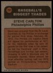 1972 Topps #751  -  Steve Carlton Traded<br />B72T 12 0921<br /><a class='button AddToCart' data-ajax='true' data-ajax-mode='replace' data-ajax-update='#cart-info' href='/AddToCart?itemId=7046864&quantity=1&type=0'>Add To Cart</a>