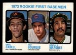 1973 Topps #605  -  Pat Bourque / Enos Cabell / Gonzalo Marquez Rookie First Baseman<br />B73T 11 8253<br /><a class='button AddToCart' data-ajax='true' data-ajax-mode='replace' data-ajax-update='#cart-info' href='/AddToCart?itemId=7047269&quantity=1&type=0'>Add To Cart</a>