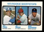 1973 Topps #607  -  Ray Busse / Pepe Frias / Mario Guerrero Rookie Shortstops<br />B73T 11 8255<br /><a class='button AddToCart' data-ajax='true' data-ajax-mode='replace' data-ajax-update='#cart-info' href='/AddToCart?itemId=7047271&quantity=1&type=0'>Add To Cart</a>