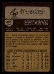 1973 Topps #408 Jim Colborn<br />B73T 11 8343<br /><a class='button AddToCart' data-ajax='true' data-ajax-mode='replace' data-ajax-update='#cart-info' href='/AddToCart?itemId=7047374&quantity=1&type=0'>Add To Cart</a>
