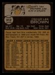 1973 Topps #312 Oscar Brown<br />B73T 11 8504<br /><a class='button AddToCart' data-ajax='true' data-ajax-mode='replace' data-ajax-update='#cart-info' href='/AddToCart?itemId=7047560&quantity=1&type=0'>Add To Cart</a>