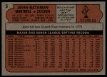 1972 Topps #5 John Bateman<br />B72T 11 9942<br /><a class='button AddToCart' data-ajax='true' data-ajax-mode='replace' data-ajax-update='#cart-info' href='/AddToCart?itemId=7047901&quantity=1&type=0'>Add To Cart</a>