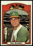 1972 Topps #650 Sal Bando<br />B72T 11 9944<br /><a class='button AddToCart' data-ajax='true' data-ajax-mode='replace' data-ajax-update='#cart-info' href='/AddToCart?itemId=7047903&quantity=1&type=0'>Add To Cart</a>