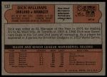 1972 Topps #137 Dick Williams<br />B72T 11 9955<br /><a class='button AddToCart' data-ajax='true' data-ajax-mode='replace' data-ajax-update='#cart-info' href='/AddToCart?itemId=7047918&quantity=1&type=0'>Add To Cart</a>