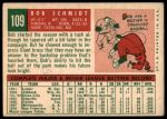 1959 Topps #109 Bob Schmidt<br />B59T 14 9289<br /><a class='button AddToCart' data-ajax='true' data-ajax-mode='replace' data-ajax-update='#cart-info' href='/AddToCart?itemId=7048187&quantity=1&type=0'>Add To Cart</a>