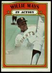 1972 Topps #50  -  Willie Mays In Action<br />B72T 12 0165<br /><a class='button AddToCart' data-ajax='true' data-ajax-mode='replace' data-ajax-update='#cart-info' href='/AddToCart?itemId=7048295&quantity=1&type=0'>Add To Cart</a>