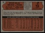1972 Topps #78 Steve Arlin<br />B72T 12 0251<br /><a class='button AddToCart' data-ajax='true' data-ajax-mode='replace' data-ajax-update='#cart-info' href='/AddToCart?itemId=7048386&quantity=1&type=0'>Add To Cart</a>