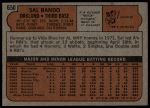 1972 Topps #650 Sal Bando<br />B72T 12 0336<br /><a class='button AddToCart' data-ajax='true' data-ajax-mode='replace' data-ajax-update='#cart-info' href='/AddToCart?itemId=7048475&quantity=1&type=0'>Add To Cart</a>