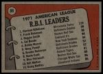 1972 Topps #88  -  Harmon Killebrew / Frank Robinson / Reggie Smith AL RBI Leaders<br />B72T 12 0403<br /><a class='button AddToCart' data-ajax='true' data-ajax-mode='replace' data-ajax-update='#cart-info' href='/AddToCart?itemId=7048544&quantity=1&type=0'>Add To Cart</a>