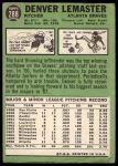 1967 Topps #288 Denver Lemaster<br />B67T 14 4646<br /><a class='button AddToCart' data-ajax='true' data-ajax-mode='replace' data-ajax-update='#cart-info' href='/AddToCart?itemId=7048805&quantity=1&type=0'>Add To Cart</a>