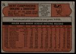 1972 Topps #75 Bert Campaneris<br />B72T 12 0550<br /><a class='button AddToCart' data-ajax='true' data-ajax-mode='replace' data-ajax-update='#cart-info' href='/AddToCart?itemId=7048825&quantity=1&type=0'>Add To Cart</a>