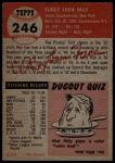 1953 Topps #246 Roy Face<br />B53T 02 6171<br /><a class='button AddToCart' data-ajax='true' data-ajax-mode='replace' data-ajax-update='#cart-info' href='/AddToCart?itemId=7048960&quantity=1&type=0'>Add To Cart</a>