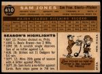 1960 Topps #410 Sam Jones<br />B60T 14 0847<br /><a class='button AddToCart' data-ajax='true' data-ajax-mode='replace' data-ajax-update='#cart-info' href='/AddToCart?itemId=7049011&quantity=1&type=0'>Add To Cart</a>