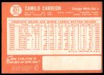 1964 Topps #421 Camilo Carreon<br />B64T 12 7641<br /><a class='button AddToCart' data-ajax='true' data-ajax-mode='replace' data-ajax-update='#cart-info' href='/AddToCart?itemId=7051551&quantity=1&type=0'>Add To Cart</a>