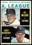 #564 American League Rookies Jerry McNertney / Joe McCabe 