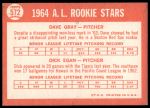 1964 Topps #572  -  Dave Gray / Dick Egan AL Rookies<br />B64T 12 7776<br /><a class='button AddToCart' data-ajax='true' data-ajax-mode='replace' data-ajax-update='#cart-info' href='/AddToCart?itemId=7051700&quantity=1&type=0'>Add To Cart</a>