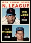 1964 Topps #548  -  Wayne Schurr / Paul Speckenbach NL Rookies<br />B64T 12 7800<br /><a class='button AddToCart' data-ajax='true' data-ajax-mode='replace' data-ajax-update='#cart-info' href='/AddToCart?itemId=7051783&quantity=1&type=0'>Add To Cart</a>