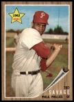 1962 Topps #104 Ted Savage<br />B62T 12 5242<br /><a class='button AddToCart' data-ajax='true' data-ajax-mode='replace' data-ajax-update='#cart-info' href='/AddToCart?itemId=7051932&quantity=1&type=0'>Add To Cart</a>