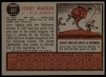 1962 Topps #357 Jerry Walker<br />B62T 12 5347<br /><a class='button AddToCart' data-ajax='true' data-ajax-mode='replace' data-ajax-update='#cart-info' href='/AddToCart?itemId=7052037&quantity=1&type=0'>Add To Cart</a>