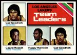 #125 Lakers Leaders Gail Goodrich / Cazzie Russell / Happy Hairston 