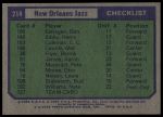 1975 Topps #214  New Orleans Jazz<br />K75T 05 5486<br /><a class='button AddToCart' data-ajax='true' data-ajax-mode='replace' data-ajax-update='#cart-info' href='/AddToCart?itemId=7052229&quantity=1&type=0'>Add To Cart</a>