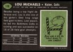 1969 Topps #116 Lou Michaels<br />F69T 07 2928<br /><a class='button AddToCart' data-ajax='true' data-ajax-mode='replace' data-ajax-update='#cart-info' href='/AddToCart?itemId=7052468&quantity=1&type=0'>Add To Cart</a>