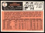 1966 Topps #89 Ted Davidson<br />B66T 14 4911<br /><a class='button AddToCart' data-ajax='true' data-ajax-mode='replace' data-ajax-update='#cart-info' href='/AddToCart?itemId=7052693&quantity=1&type=0'>Add To Cart</a>