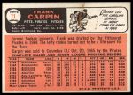 1966 Topps #71 Frank Carpin<br />B66T 14 4917<br /><a class='button AddToCart' data-ajax='true' data-ajax-mode='replace' data-ajax-update='#cart-info' href='/AddToCart?itemId=7052699&quantity=1&type=0'>Add To Cart</a>