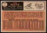 1966 Topps #162 Lee Maye<br />B66T 14 5060<br /><a class='button AddToCart' data-ajax='true' data-ajax-mode='replace' data-ajax-update='#cart-info' href='/AddToCart?itemId=7052848&quantity=1&type=0'>Add To Cart</a>