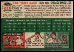 1954 Topps #218 Fred Marsh<br />B54T 03 0866<br /><a class='button AddToCart' data-ajax='true' data-ajax-mode='replace' data-ajax-update='#cart-info' href='/AddToCart?itemId=7052946&quantity=1&type=0'>Add To Cart</a>