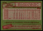1985 Topps #314 Ron Oester<br />B85T 08 7198<br /><a class='button AddToCart' data-ajax='true' data-ajax-mode='replace' data-ajax-update='#cart-info' href='/AddToCart?itemId=7053345&quantity=1&type=0'>Add To Cart</a>