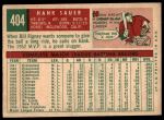 1959 Topps #404 Hank Sauer<br />B59T 14 9402<br /><a class='button AddToCart' data-ajax='true' data-ajax-mode='replace' data-ajax-update='#cart-info' href='/AddToCart?itemId=7053524&quantity=1&type=0'>Add To Cart</a>
