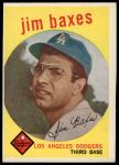 1959 Topps #547 Jim Baxes<br />B59T 14 9498<br /><a class='button AddToCart' data-ajax='true' data-ajax-mode='replace' data-ajax-update='#cart-info' href='/AddToCart?itemId=7053624&quantity=1&type=0'>Add To Cart</a>