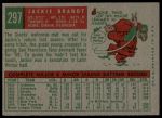 1959 Topps #297 Jackie Brandt<br />B59T 14 9514<br /><a class='button AddToCart' data-ajax='true' data-ajax-mode='replace' data-ajax-update='#cart-info' href='/AddToCart?itemId=7053641&quantity=1&type=0'>Add To Cart</a>