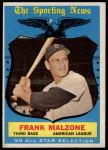 1959 Topps #558  -  Frank Malzone All-Star<br />B59T 14 9610<br /><a class='button AddToCart' data-ajax='true' data-ajax-mode='replace' data-ajax-update='#cart-info' href='/AddToCart?itemId=7053739&quantity=1&type=0'>Add To Cart</a>