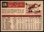 1959 Topps #536 Danny Kravitz<br />B59T 14 9660<br /><a class='button AddToCart' data-ajax='true' data-ajax-mode='replace' data-ajax-update='#cart-info' href='/AddToCart?itemId=7053789&quantity=1&type=0'>Add To Cart</a>