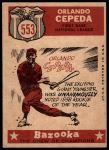 1959 Topps #553  -  Orlando Cepeda All-Star<br />B59T 14 9793<br /><a class='button AddToCart' data-ajax='true' data-ajax-mode='replace' data-ajax-update='#cart-info' href='/AddToCart?itemId=7053927&quantity=1&type=0'>Add To Cart</a>