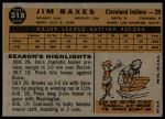 1960 Topps #318 Jim Baxes<br />B60T 14 1005<br /><a class='button AddToCart' data-ajax='true' data-ajax-mode='replace' data-ajax-update='#cart-info' href='/AddToCart?itemId=7054058&quantity=1&type=0'>Add To Cart</a>