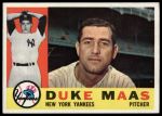1960 Topps #421 Duke Maas<br />B60T 14 1058<br /><a class='button AddToCart' data-ajax='true' data-ajax-mode='replace' data-ajax-update='#cart-info' href='/AddToCart?itemId=7054112&quantity=1&type=0'>Add To Cart</a>