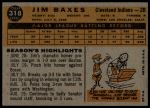 1960 Topps #318 Jim Baxes<br />B60T 14 1108<br /><a class='button AddToCart' data-ajax='true' data-ajax-mode='replace' data-ajax-update='#cart-info' href='/AddToCart?itemId=7054162&quantity=1&type=0'>Add To Cart</a>