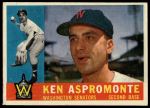 1960 Topps #114 Ken Aspromonte<br />B60T 14 1135<br /><a class='button AddToCart' data-ajax='true' data-ajax-mode='replace' data-ajax-update='#cart-info' href='/AddToCart?itemId=7054190&quantity=1&type=0'>Add To Cart</a>