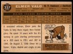 1960 Topps #237 Elmer Valo<br />B60T 14 1157<br /><a class='button AddToCart' data-ajax='true' data-ajax-mode='replace' data-ajax-update='#cart-info' href='/AddToCart?itemId=7054212&quantity=1&type=0'>Add To Cart</a>