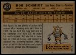 1960 Topps #501 Bob Schmidt<br />B60T 14 1189<br /><a class='button AddToCart' data-ajax='true' data-ajax-mode='replace' data-ajax-update='#cart-info' href='/AddToCart?itemId=7054245&quantity=1&type=0'>Add To Cart</a>