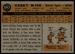 1960 Topps #342 Casey Wise<br />B60T 14 1205<br /><a class='button AddToCart' data-ajax='true' data-ajax-mode='replace' data-ajax-update='#cart-info' href='/AddToCart?itemId=7054262&quantity=1&type=0'>Add To Cart</a>