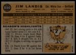 1960 Topps #550 Jim Landis<br />B60T 14 1242<br /><a class='button AddToCart' data-ajax='true' data-ajax-mode='replace' data-ajax-update='#cart-info' href='/AddToCart?itemId=7054299&quantity=1&type=0'>Add To Cart</a>
