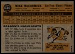 1960 Topps #530 Mike McCormick<br />B60T 14 1269<br /><a class='button AddToCart' data-ajax='true' data-ajax-mode='replace' data-ajax-update='#cart-info' href='/AddToCart?itemId=7054326&quantity=1&type=0'>Add To Cart</a>