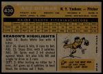 1960 Topps #430 Art Ditmar<br />B60T 14 1292<br /><a class='button AddToCart' data-ajax='true' data-ajax-mode='replace' data-ajax-update='#cart-info' href='/AddToCart?itemId=7054349&quantity=1&type=0'>Add To Cart</a>
