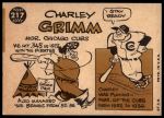 1960 Topps #217 Charley Grimm<br />B60T 14 1317<br /><a class='button AddToCart' data-ajax='true' data-ajax-mode='replace' data-ajax-update='#cart-info' href='/AddToCart?itemId=7054376&quantity=1&type=0'>Add To Cart</a>